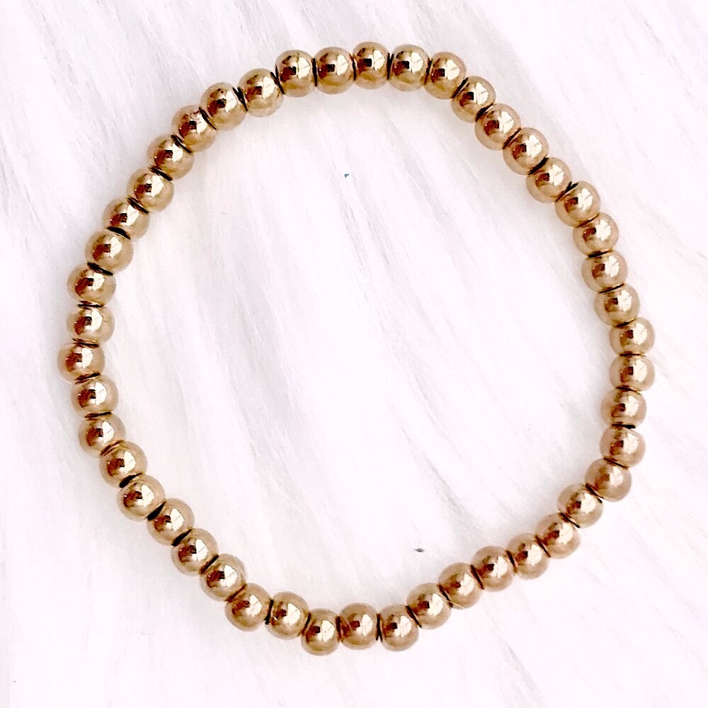💜10/$25💜NEW Gold Simple Beaded Bohemian Bracelet